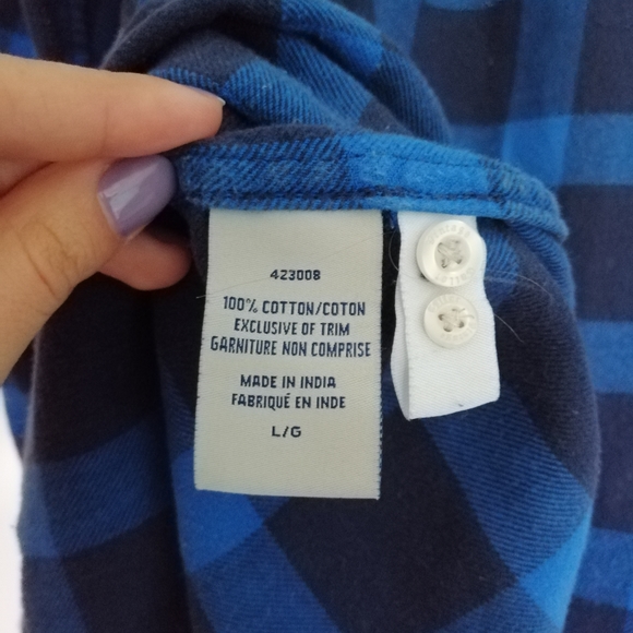 Black & Blue Flannel - Picture 3 of 3